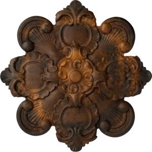 imageEkena Millwork CM18KA 18 18Inch OD x 1 12Inch ID x 1 14Inch Katheryn Ceiling MedallionRust Metallic Series