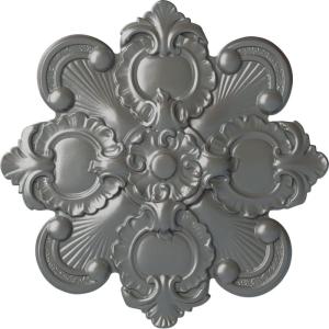 imageEkena Millwork CM18KA 18 18Inch OD x 1 12Inch ID x 1 14Inch Katheryn Ceiling MedallionSilver Metallic Series
