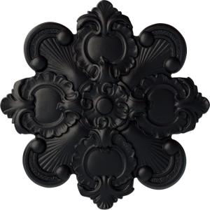 imageEkena Millwork CM18KA 18 18Inch OD x 1 12Inch ID x 1 14Inch Katheryn Ceiling MedallionSteel Gray Metallic Series