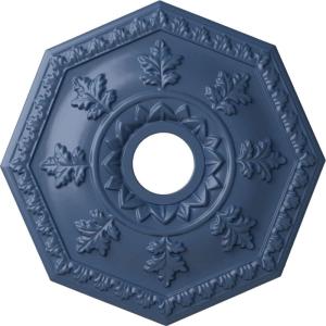 imageEkena Millwork CM18NT 18Inch OD x 3 12Inch ID x 1 12Inch Nottingham Ceiling MedallionAmericana Flat Finish