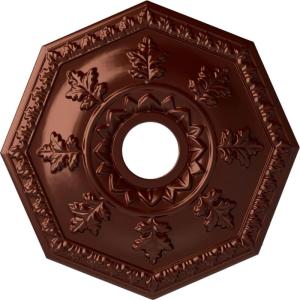 imageEkena Millwork CM18NT 18Inch OD x 3 12Inch ID x 1 12Inch Nottingham Ceiling MedallionAntique Copper Metallic Series