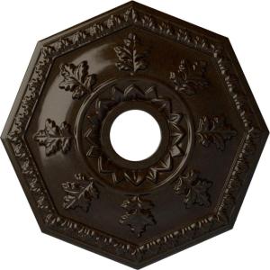 imageEkena Millwork CM18NT 18Inch OD x 3 12Inch ID x 1 12Inch Nottingham Ceiling MedallionBronze Metallic Series