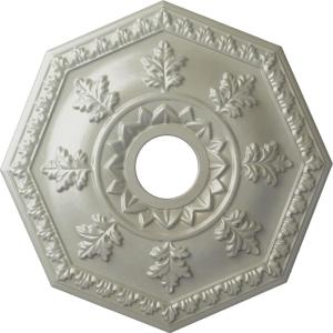 imageEkena Millwork CM18NT 18Inch OD x 3 12Inch ID x 1 12Inch Nottingham Ceiling MedallionFlash Copper Metallic Series