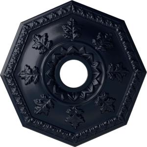imageEkena Millwork CM18NT 18Inch OD x 3 12Inch ID x 1 12Inch Nottingham Ceiling MedallionMidnight Dream Flat Finish