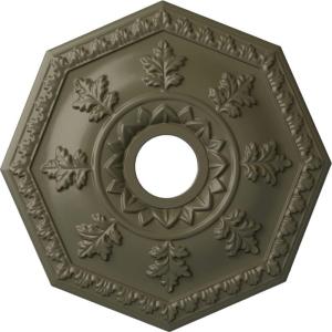 imageEkena Millwork CM18NT 18Inch OD x 3 12Inch ID x 1 12Inch Nottingham Ceiling MedallionPainted Turtle Flat Finish