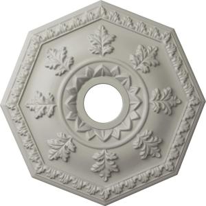 imageEkena Millwork CM18NT 18Inch OD x 3 12Inch ID x 1 12Inch Nottingham Ceiling MedallionPot of Cream Flat Finish