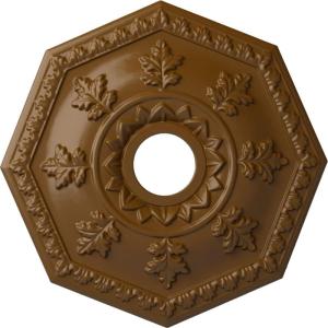 imageEkena Millwork CM18NT 18Inch OD x 3 12Inch ID x 1 12Inch Nottingham Ceiling MedallionSmokey Topaz Flat Finish