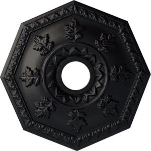 imageEkena Millwork CM18NT 18Inch OD x 3 12Inch ID x 1 12Inch Nottingham Ceiling MedallionSteel Gray Metallic Series