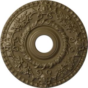 imageEkena Millwork CM18RO 18Inch OD x 3 12Inch ID x 1 12Inch P Rose Ceiling MedallionHandPainted Mississippi Mud