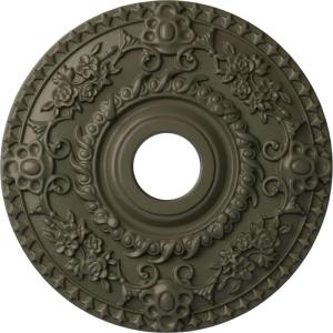 imageEkena Millwork CM18RO 18Inch OD x 3 12Inch ID x 1 12Inch P Rose Ceiling MedallionHandPainted Witch Hazel
