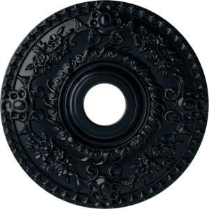 imageEkena Millwork CM18RO 18Inch OD x 3 12Inch ID x 1 12Inch P Rose Ceiling MedallionHandpainted Night Shade
