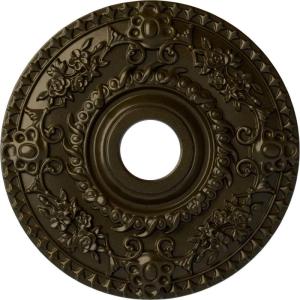 imageEkena Millwork CM18ROGGS Rose Ceiling Medallion Green GoldHandPainted Green Gold