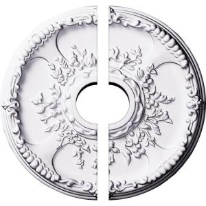 imageEkena Millwork CM18SE2 18OD x 3 12ID x 1 38P Antioch Ceiling Medallion Fits Canopies up to 312 2 PieceSplit