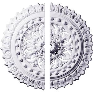 imageEkena Millwork CM18SK2 18 12OD x 78ID x 1 12P Sellek Ceiling Medallion Fits Canopies up to 118 2 Piece