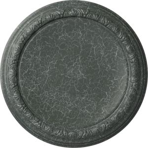 imageEkena Millwork CM19CA 19 12Inch OD x 14 14Inch ID x 1 34Inch P Carlsbad Ceiling MedallionAthenian Green Crackle Flat Finish