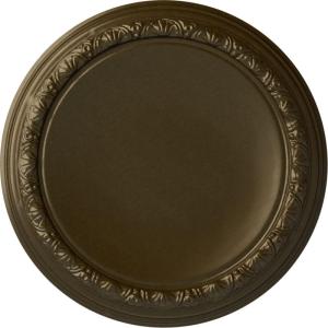 imageEkena Millwork CM19CA 19 12Inch OD x 14 14Inch ID x 1 34Inch P Carlsbad Ceiling MedallionBrass Metallic Series