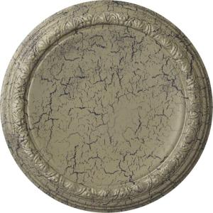 imageEkena Millwork CM19CA 19 12Inch OD x 14 14Inch ID x 1 34Inch P Carlsbad Ceiling MedallionCastle Stone Crackle Flat Finish
