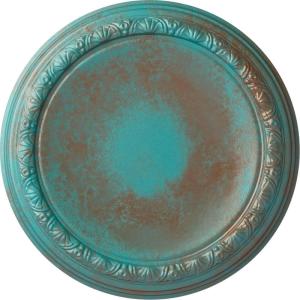 imageEkena Millwork CM19CA 19 12Inch OD x 14 14Inch ID x 1 34Inch P Carlsbad Ceiling MedallionCopper Green Patina Metallic Series