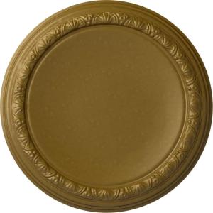 imageEkena Millwork CM19CA 19 12Inch OD x 14 14Inch ID x 1 34Inch P Carlsbad Ceiling MedallionGold Rush Metallic Series
