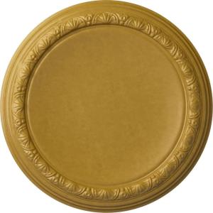 imageEkena Millwork CM19CA 19 12Inch OD x 14 14Inch ID x 1 34Inch P Carlsbad Ceiling MedallionIridescent Gold Metallic Series