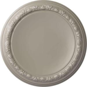 imageEkena Millwork CM19CA 19 12Inch OD x 14 14Inch ID x 1 34Inch P Carlsbad Ceiling MedallionPearl White Metallic Series