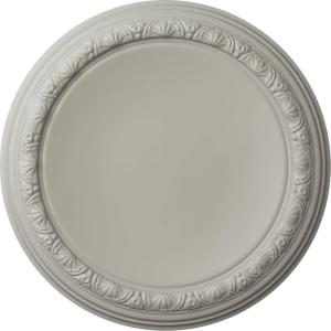 imageEkena Millwork CM19CA 19 12Inch OD x 14 14Inch ID x 1 34Inch P Carlsbad Ceiling MedallionPot of Cream Flat Finish