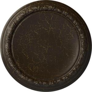 imageEkena Millwork CM19CA 19 12Inch OD x 14 14Inch ID x 1 34Inch P Carlsbad Ceiling MedallionStone Hearth Crackle Flat Finish