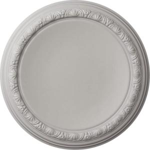 imageEkena Millwork CM19CA 19 12Inch OD x 14 14Inch ID x 1 34Inch P Carlsbad Ceiling MedallionUltra Pure White Flat Finish