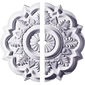 imageEkena Millwork CM20DR201500 20 14OD x 1 12ID x 1 12P Deria Ceiling Medallion Fits Canopies up to 6 2 Piece