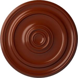imageEkena Millwork CM20KP 19 34OD x 1 2P Kepler Traditional Ceiling Medallion For Canopies up To 4 12 WhiteFirebrick Flat Finish