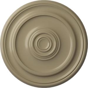 imageEkena Millwork CM20KP 19 34OD x 1 2P Kepler Traditional Ceiling Medallion For Canopies up To 4 12 WhiteGobi Desert Flat Finish