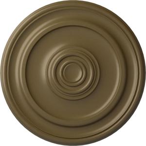 imageEkena Millwork CM20KP 19 34OD x 1 2P Kepler Traditional Ceiling Medallion For Canopies up To 4 12 WhiteMississippi Mud Flat Finish