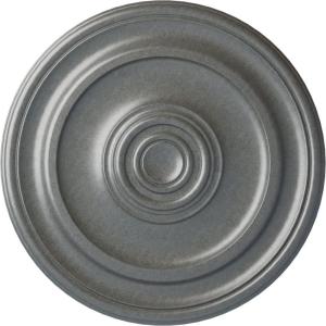imageEkena Millwork CM20KP 19 34OD x 1 2P Kepler Traditional Ceiling Medallion For Canopies up To 4 12 WhitePlatinum Metallic Series