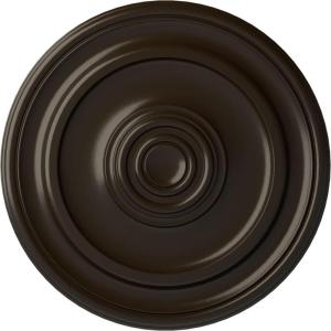 imageEkena Millwork CM20KP 19 34OD x 1 2P Kepler Traditional Ceiling Medallion For Canopies up To 4 12 WhiteStone Hearth Flat Finish