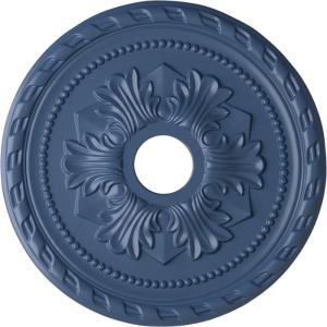 imageEkena Millwork CM20PMUWF Palmetto Ceiling Medallion fits Canopies up to 5 Ultra Pure WhiteAmericana Flat Finish