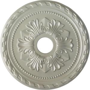 imageEkena Millwork CM20PMUWF Palmetto Ceiling Medallion fits Canopies up to 5 Ultra Pure WhiteFlash Copper Metallic Series