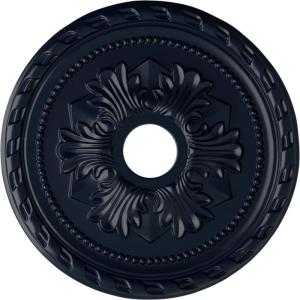imageEkena Millwork CM20PMUWF Palmetto Ceiling Medallion fits Canopies up to 5 Ultra Pure WhiteMidnight Dream Flat Finish