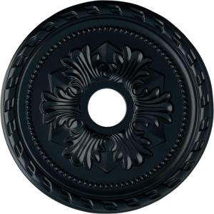imageEkena Millwork CM20PMUWF Palmetto Ceiling Medallion fits Canopies up to 5 Ultra Pure WhiteNight Shade Flat Finish