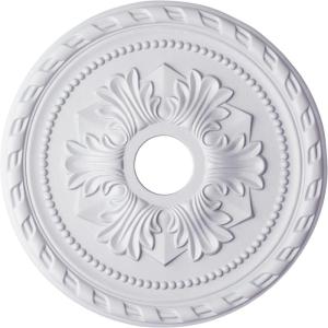 imageEkena Millwork CM20PMUWF Palmetto Ceiling Medallion fits Canopies up to 5 Ultra Pure WhitePrimed