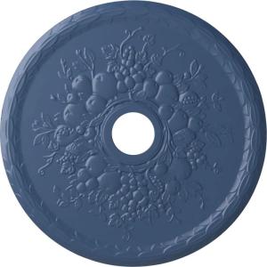 imageEkena Millwork CM22GR 22 58Inch OD x 3 58Inch ID x 58Inch P Grape Ceiling MedallionAmericana Flat Finish