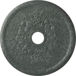 imageEkena Millwork CM22GR 22 58Inch OD x 3 58Inch ID x 58Inch P Grape Ceiling MedallionAthenian Green Crackle Flat Finish