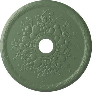 imageEkena Millwork CM22GR 22 58Inch OD x 3 58Inch ID x 58Inch P Grape Ceiling MedallionAthenian Green Flat Finish