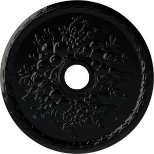 imageEkena Millwork CM22GR 22 58Inch OD x 3 58Inch ID x 58Inch P Grape Ceiling MedallionBlack Pearl Metallic Series