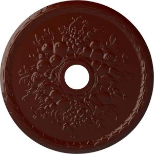 imageEkena Millwork CM22GR 22 58Inch OD x 3 58Inch ID x 58Inch P Grape Ceiling MedallionBrushed Mahogany Flat Finish