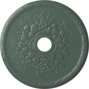 imageEkena Millwork CM22GR 22 58Inch OD x 3 58Inch ID x 58Inch P Grape Ceiling MedallionCloud Burst Flat Finish