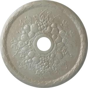 imageEkena Millwork CM22GR 22 58Inch OD x 3 58Inch ID x 58Inch P Grape Ceiling MedallionFlash Gold Metallic Series