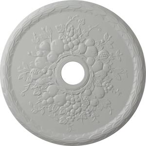 imageEkena Millwork CM22GR 22 58Inch OD x 3 58Inch ID x 58Inch P Grape Ceiling MedallionFrost Flat Finish