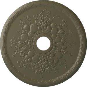 imageEkena Millwork CM22GR 22 58Inch OD x 3 58Inch ID x 58Inch P Grape Ceiling MedallionPainted Turtle Flat Finish