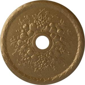 imageEkena Millwork CM22GR 22 58Inch OD x 3 58Inch ID x 58Inch P Grape Ceiling MedallionPale Gold Metallic Series