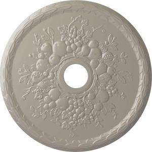 imageEkena Millwork CM22GR 22 58Inch OD x 3 58Inch ID x 58Inch P Grape Ceiling MedallionPearl White Metallic Series